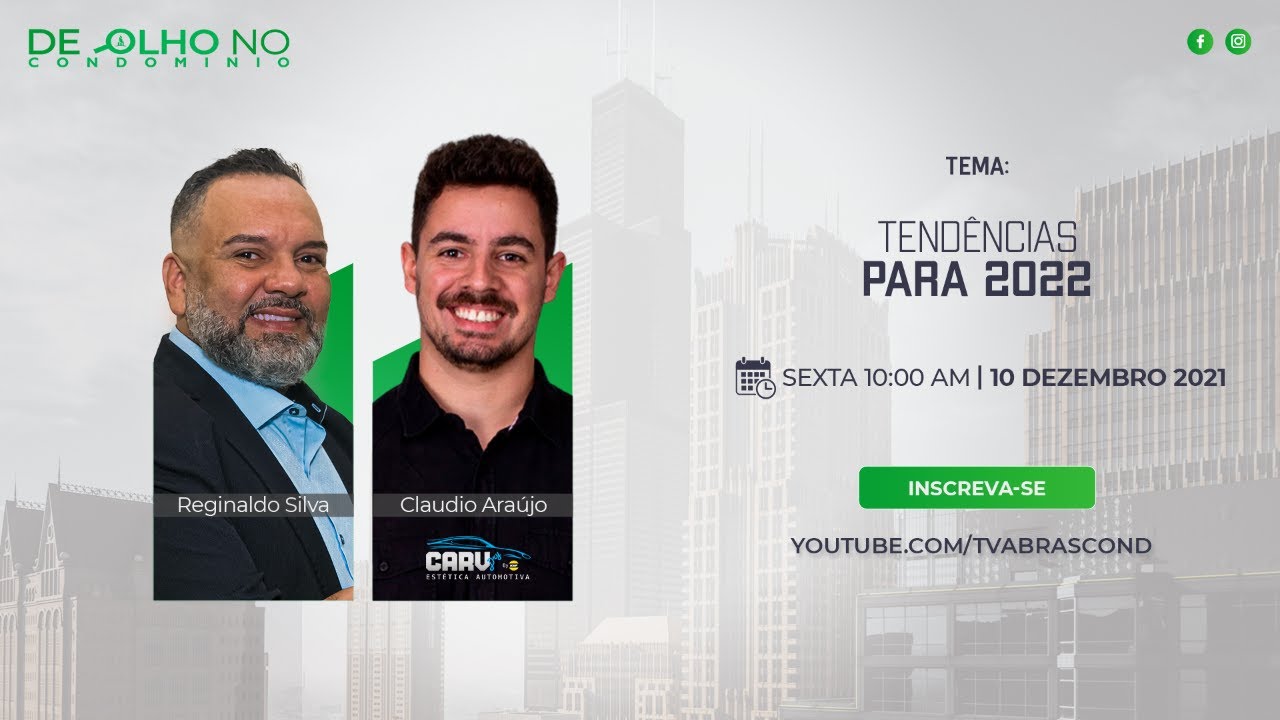 LIVE | Programa De Olho no Condomínio – Tendências para 2022 #1